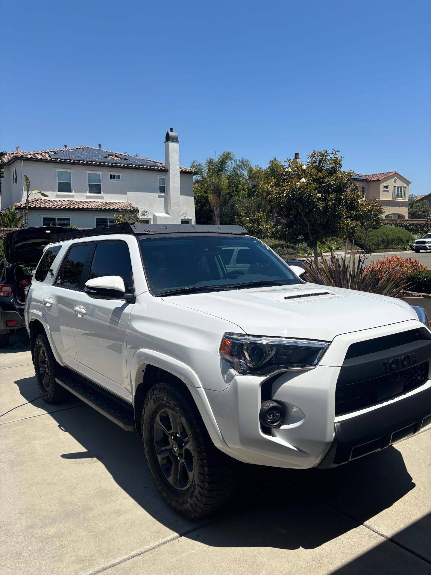 White Toyota 4Runner ceramic coated in Scottsdale